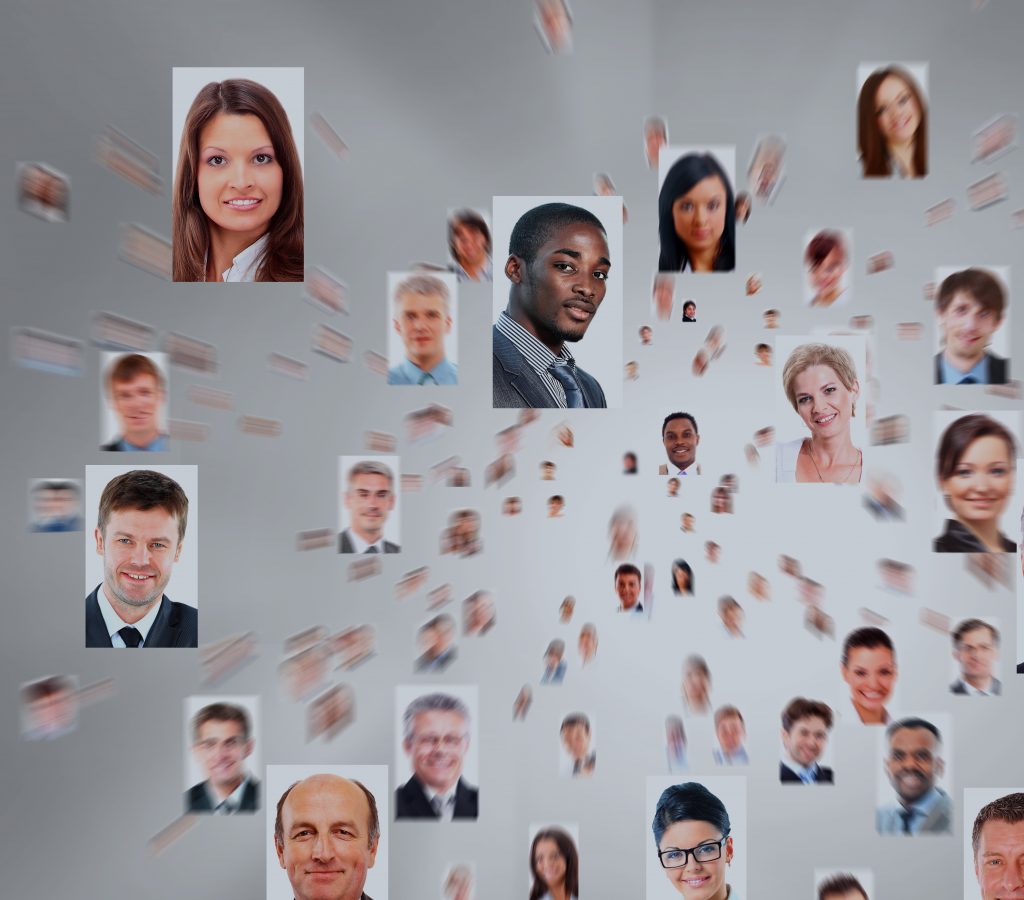 lots of isolated portraits of business people lots of isolated portraits of business people